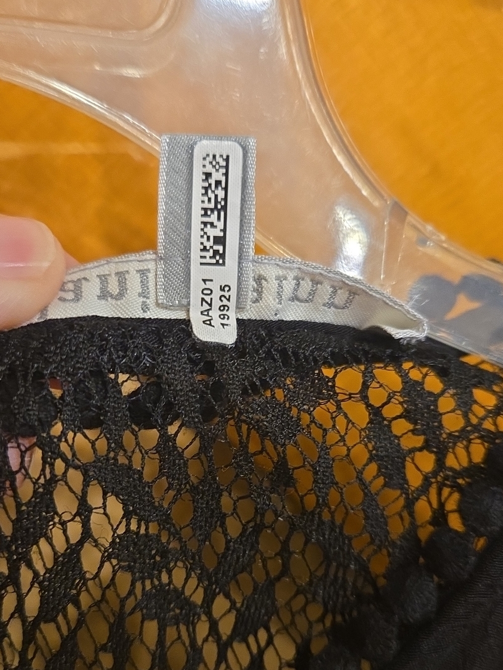 Daniel Rainn Black Lace Yoke Cap-Sleeve Blouse - Picture 3 of 10